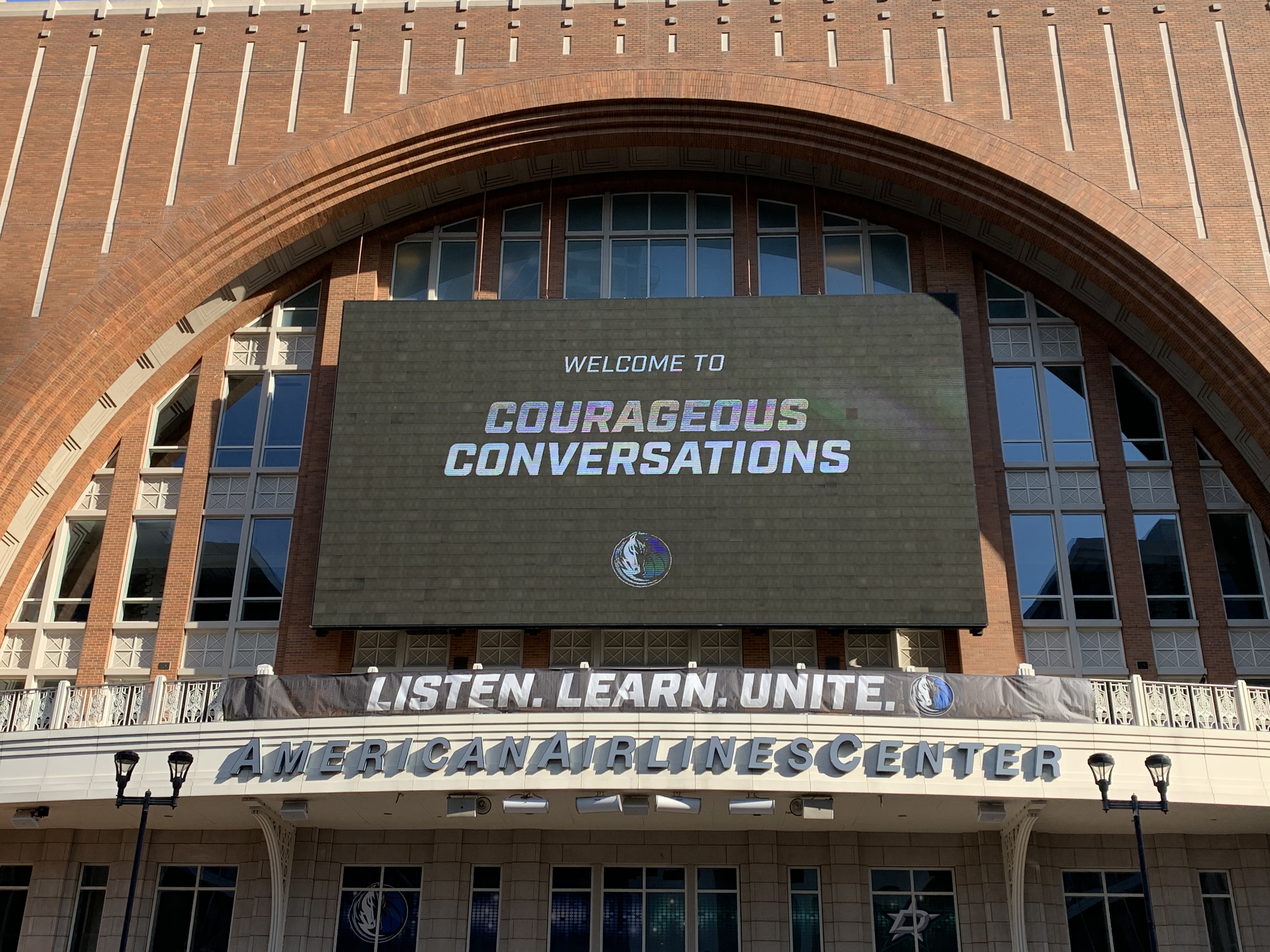 Mavs Seek Racial Healing With “Courageous Conversations”