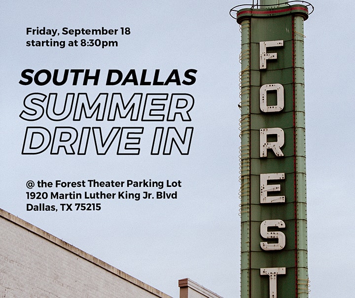 South Dallas Summer Drive-In Event