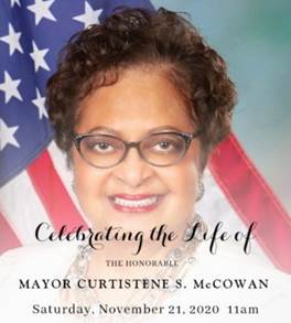 Desoto Plans November 21st Virtual Celebration to Honor The Life of Mayor Curtistene S. Mccowan