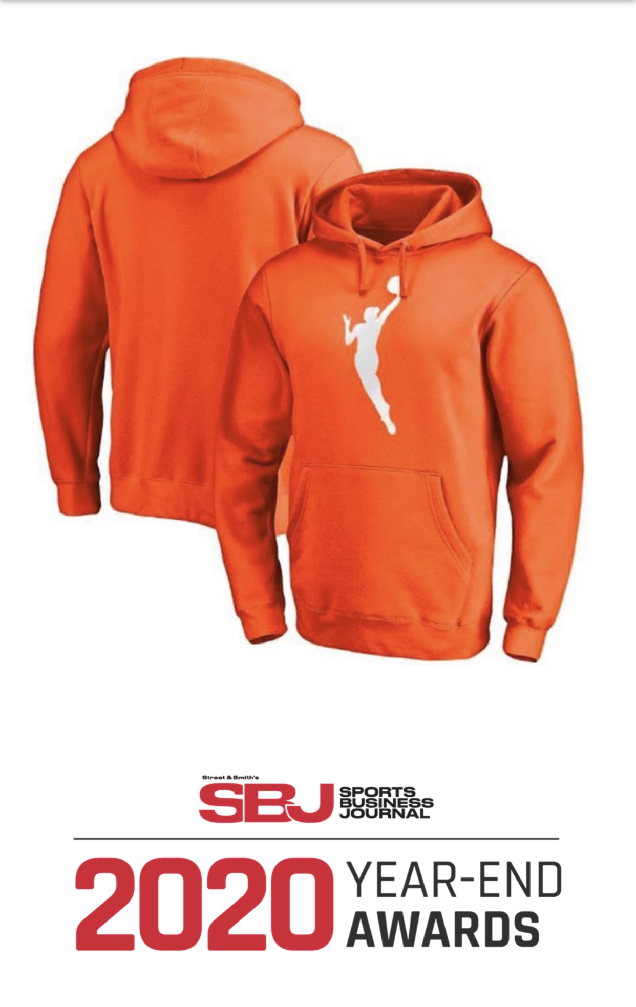 WNBA’s Orange Hoodie Named Best Fashion Statement