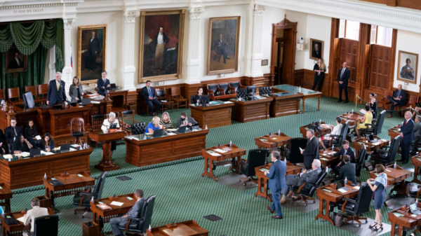 The Texas Senate meets for about an hour and a half during the first called special