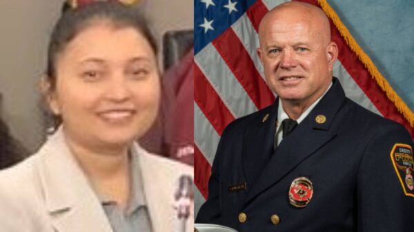 Mamata Bhandari and Chief Jerry Duffield