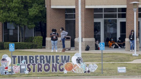 Students from Timberview High School