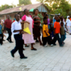 A 2014 community march in Haiti. (Photo by Steph Limage)