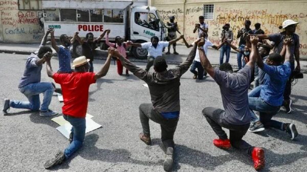 A Haitian anti-crime rider