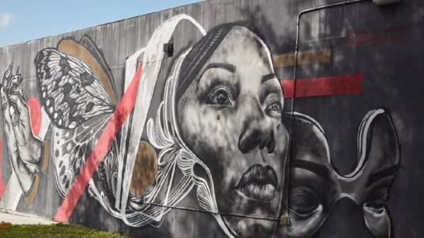 Wall art in Little Haiti