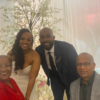 Mr. and Mrs. Jeremie and Perri Rivers with Cheryl Smith and Stewart Curet