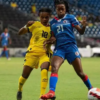 Haitian player Ruth Mathurin
