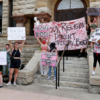 Abortion rights supporters