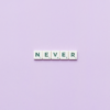 never