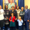Family Members join Congresswoman Eddie Bernice Johnson for Unveiling of Portrait.