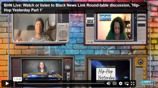 Black Headline News Link Round-table discussion, 'Hip-Hop Yesterday Part 1'