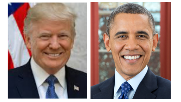 President Barack Obama & Donald Trump