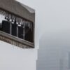Formed icicles at N Hall St traffic light in Dallas