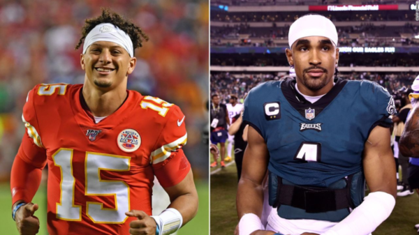 Patrick Mahomes and Jalen Hurts