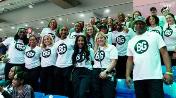 Baylor University Women's Baskeball Team at Game - Photo- Dallas Wings