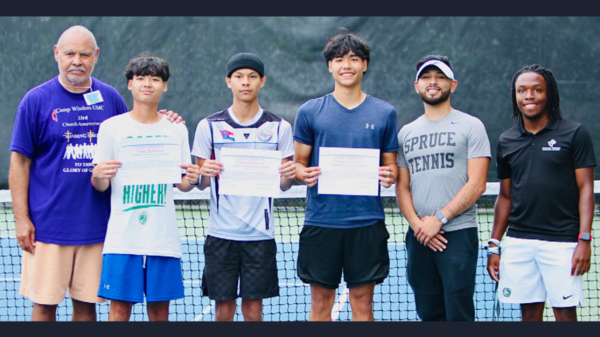 Gemeral Berry, Joseph Kupoe, Ropoe Moo, Bi Kupoe, Coach Sakaguchio, and Judge S. Sandles.