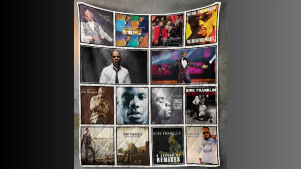 Kirk Franklin Album Covers Quilt Blanket
