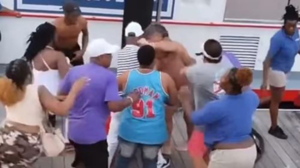 Brawl Breaks out in Montgomery after Boaters Attack Employee.