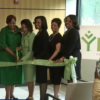 Members at a ribbon cutting