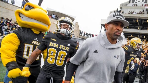 Alabama State Hornets head coach Eddie Robinson Jr.