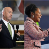 Mayoral candidates (left) Texas Sen. John Whitmire and U.S. Rep. Sheila Jackson Lee.