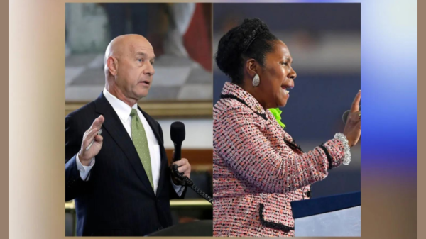 Mayoral candidates (left) Texas Sen. John Whitmire and U.S. Rep. Sheila Jackson Lee.