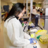 Rapid response lab supervisor Fernabelle Fernandez