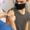 Man gets vaccine