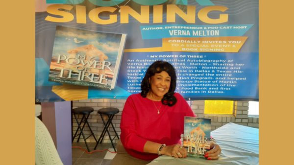 Book signing with Verna Thomas-Melton