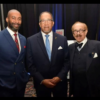 Fred Shropshire, keynote speaker Ben Chavis and Robert W. Bogle,