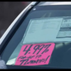 A dealership’s sticker