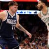 Luka Doncic and Jayson Tatum