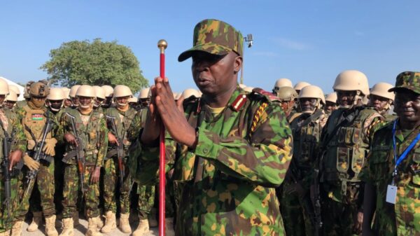 Kenyan officer Godfrey Otunga