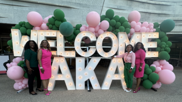 Members of the Alpha Kappa Alpha Sorority