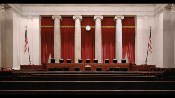 The courtroom of the Supreme Court