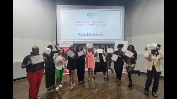 Female Paul Quinn Students Entrepreneurs Competed in the Pitch Competition